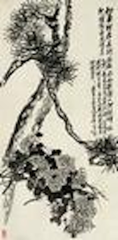 Pine and Chrysanthemum by Wu Changshuo