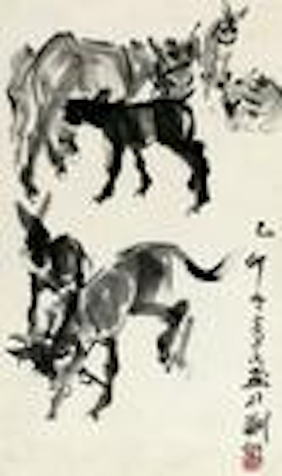 Six Mules by Huang Zhou