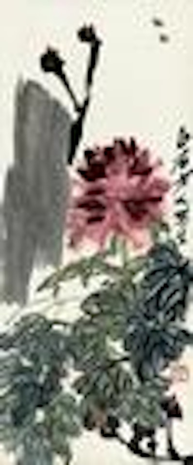Peony and Bees by Qi Baishi