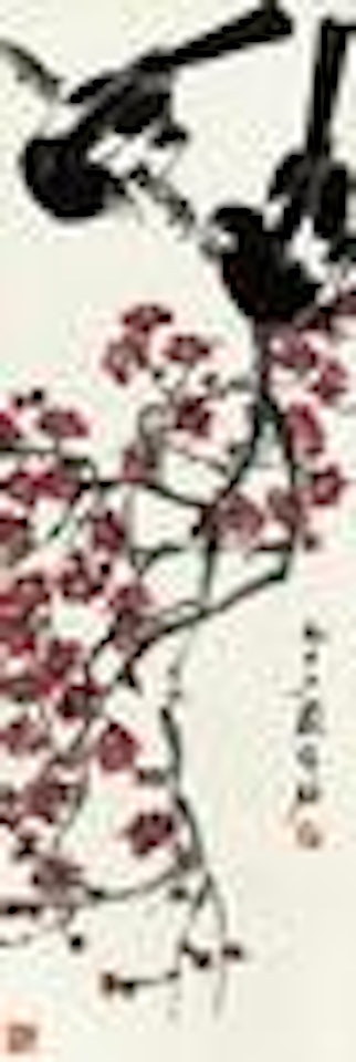 Magpies on Plum by Qi Baishi