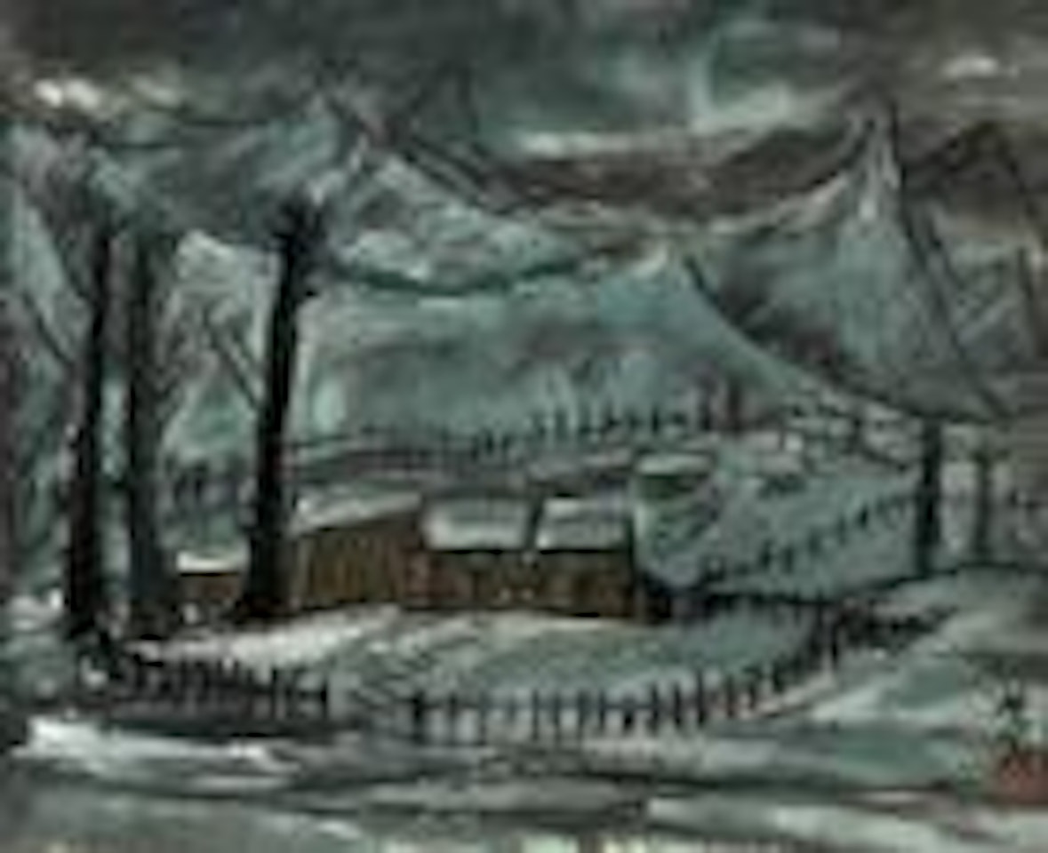 Snow by Lin Fengmian