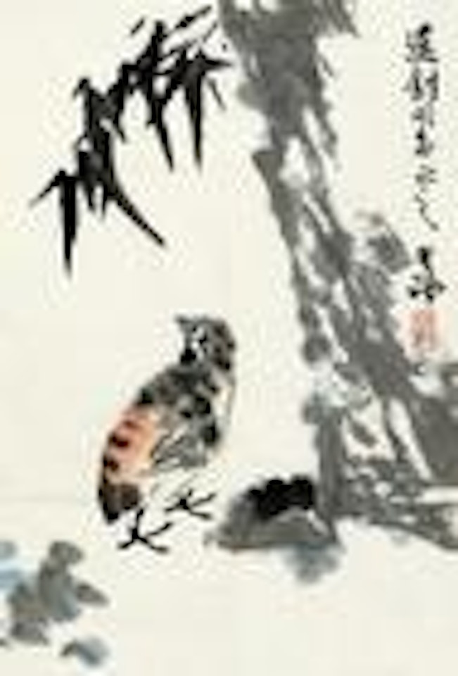 Bamboo partridge by Li Kuchan