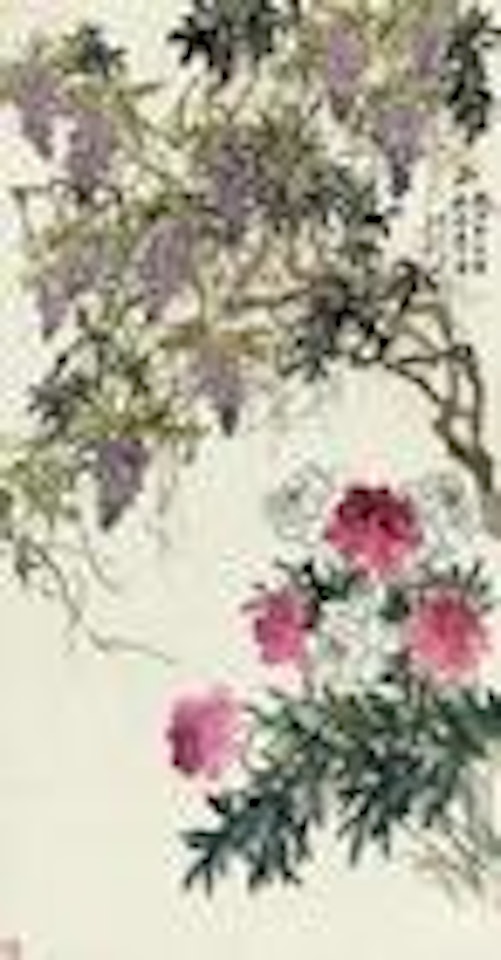 Wistaria and Peony by Chen Banding
