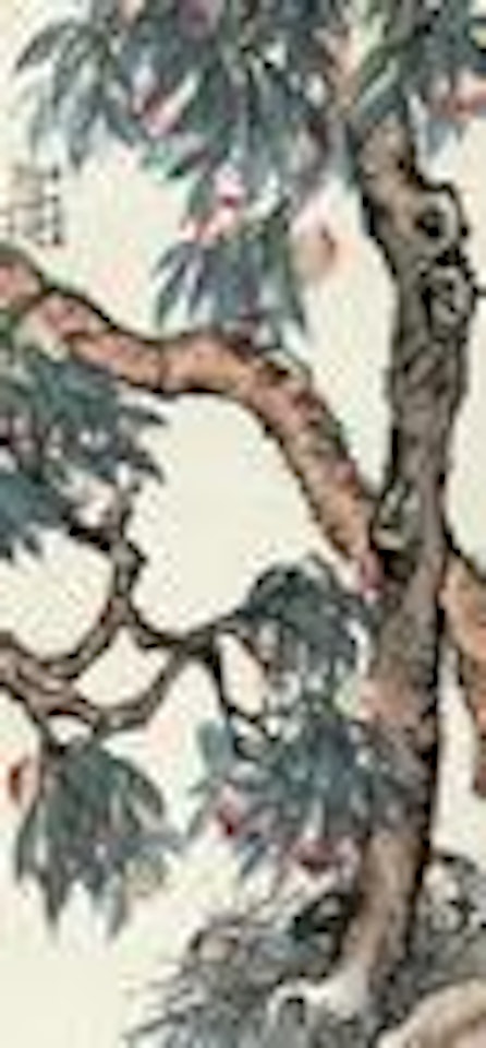Peaches in Tree by Chen Banding