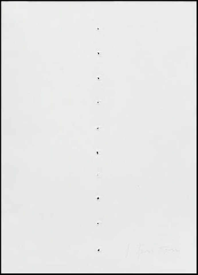 Concetto spaziale by Lucio Fontana