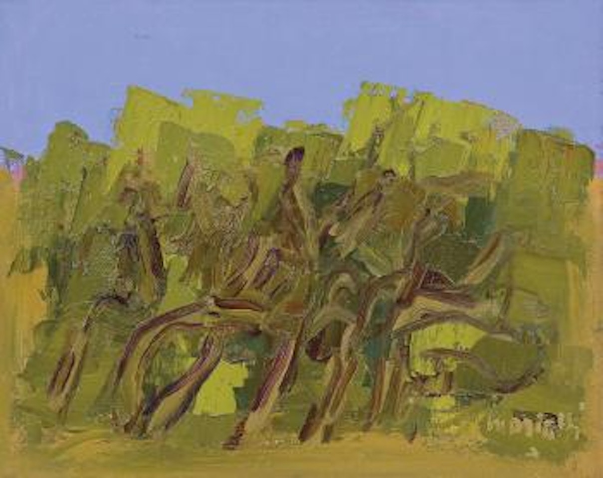 Bosco di ulivi by Ennio Morlotti