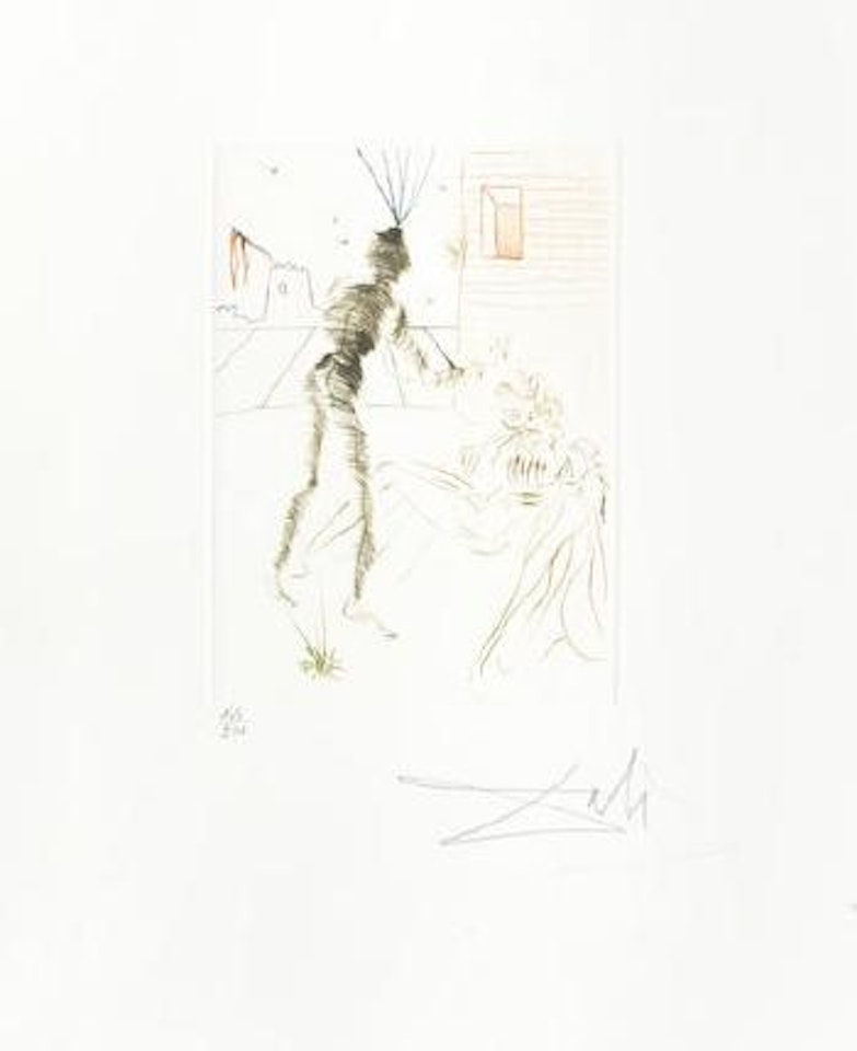 Three etchings from 'Much Ado about Shakespeare' (Michler & Löpsinger 329a; 399a; 403a) by Salvador Dali