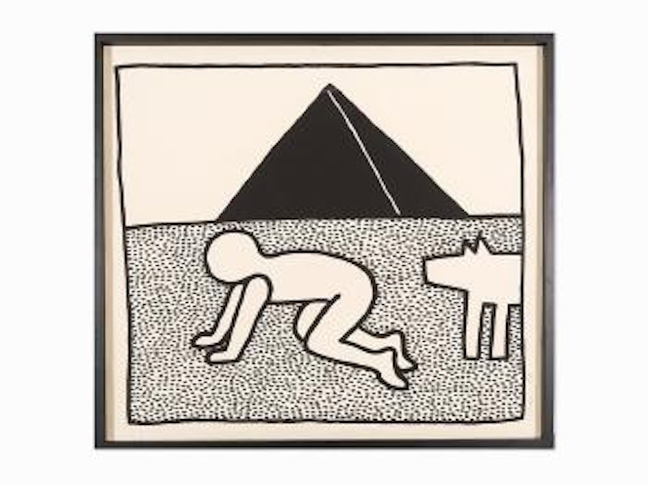 Blueprint Drawings 17 by Keith Haring
