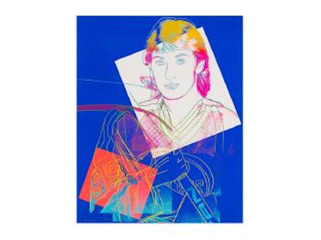 Wayne Gretzky #99 by Andy Warhol