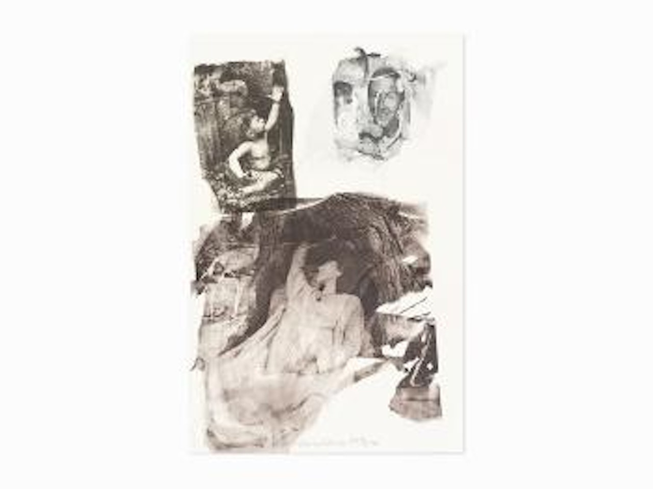 'Topher (Ruminations) by Robert Rauschenberg