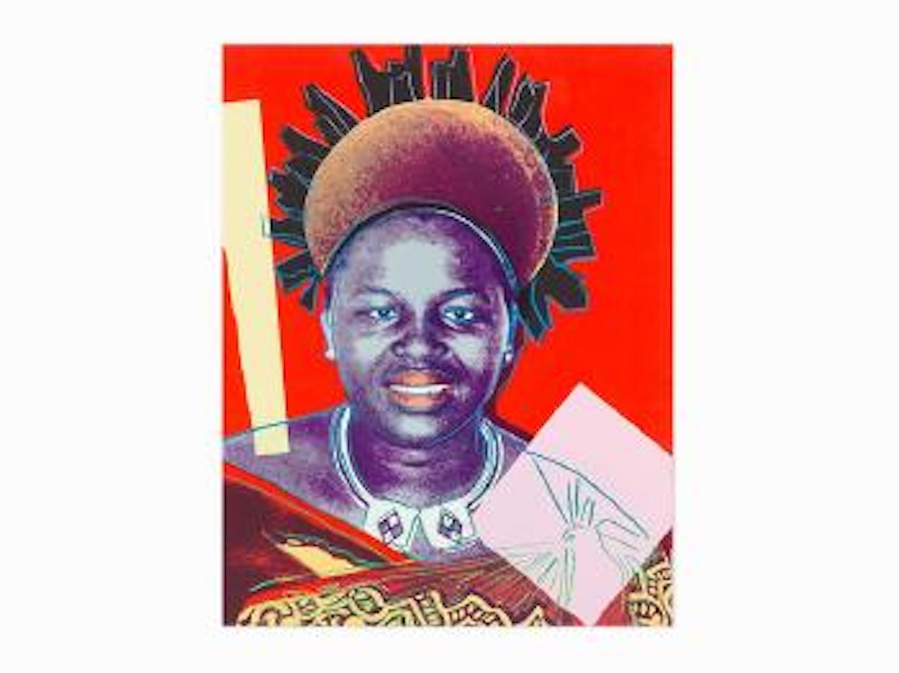 Queen Ntombi Twala by Andy Warhol