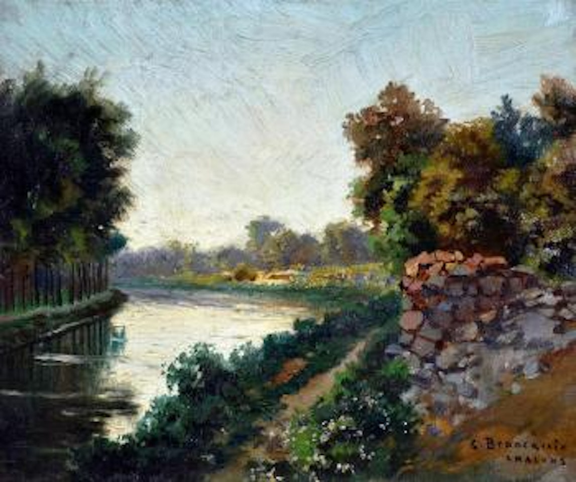 Canale a Saint Martin a Chalons by Carlo Brancaccio
