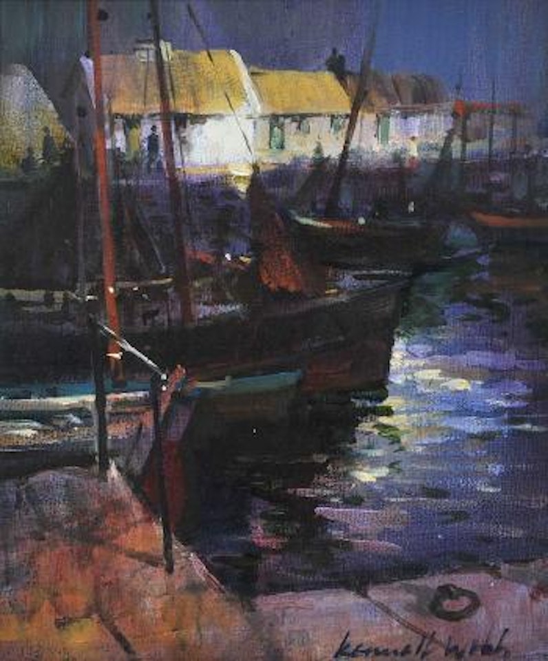 Evening light, Roundstone by Kenneth Webb