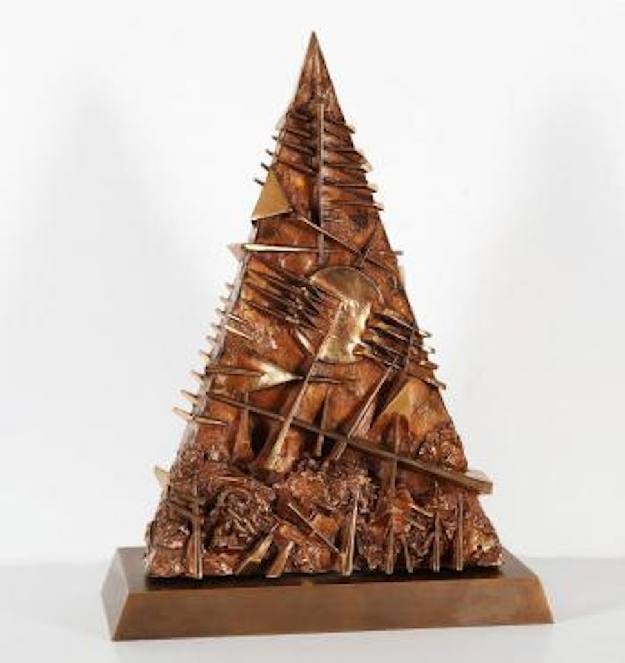 Pyramid by Arnaldo Pomodoro