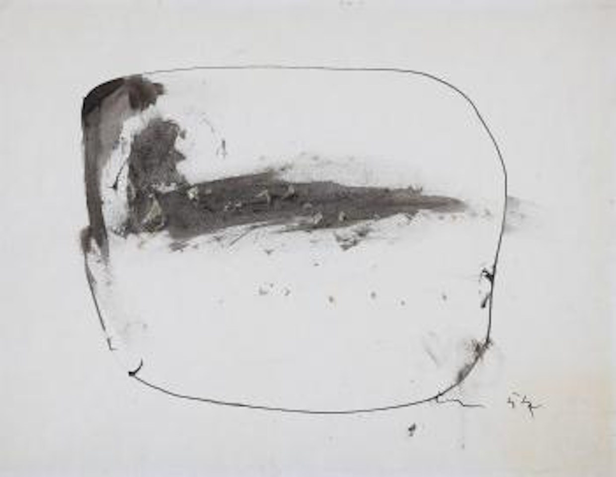 Concetto spaziale by Lucio Fontana