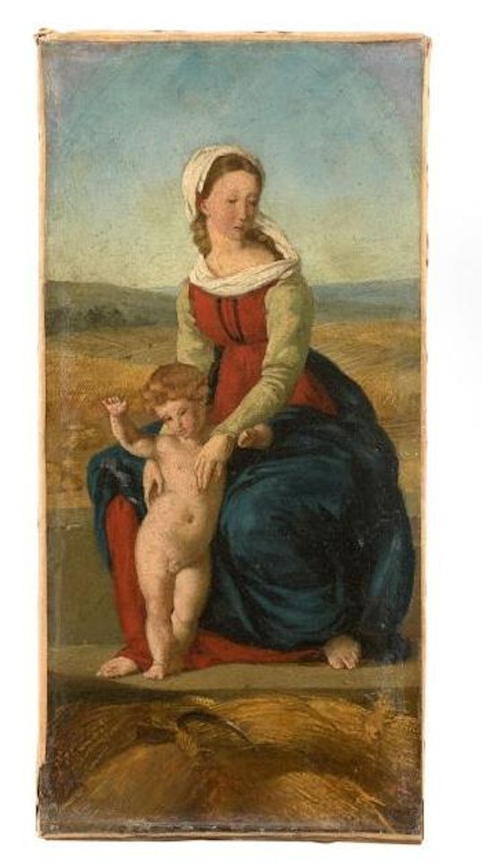 La vierge des moissons by Eugene Delacroix