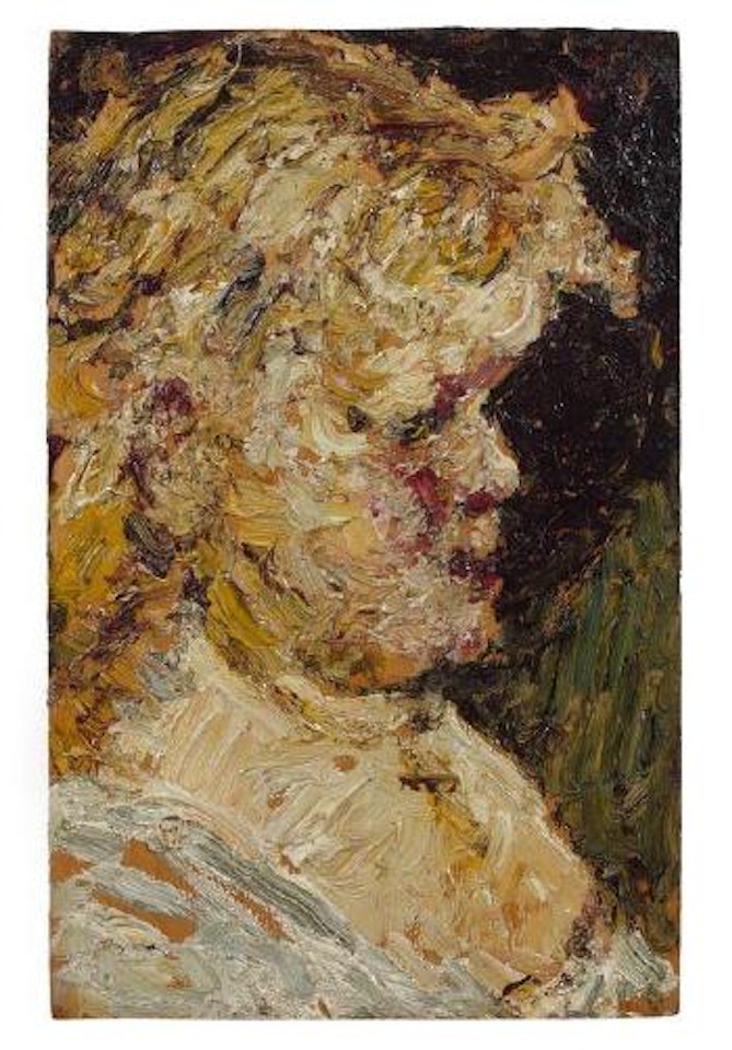Visage d'enfant de profil by Adolphe Monticelli