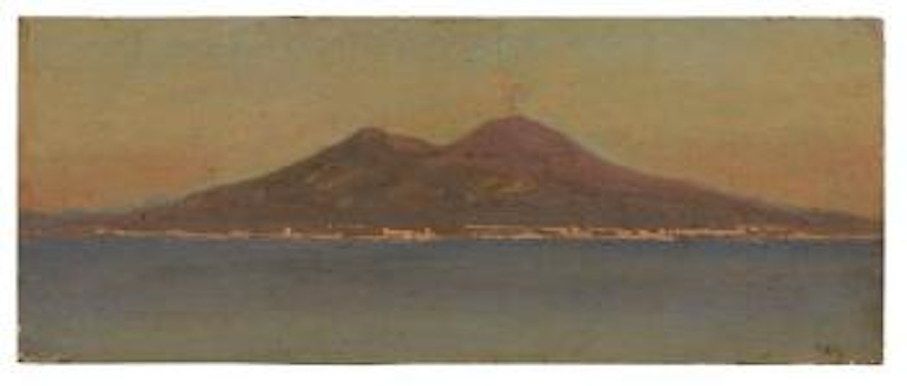 Vue de Vésuve et de la baie de Naples au levant by Giuseppe de Nittis