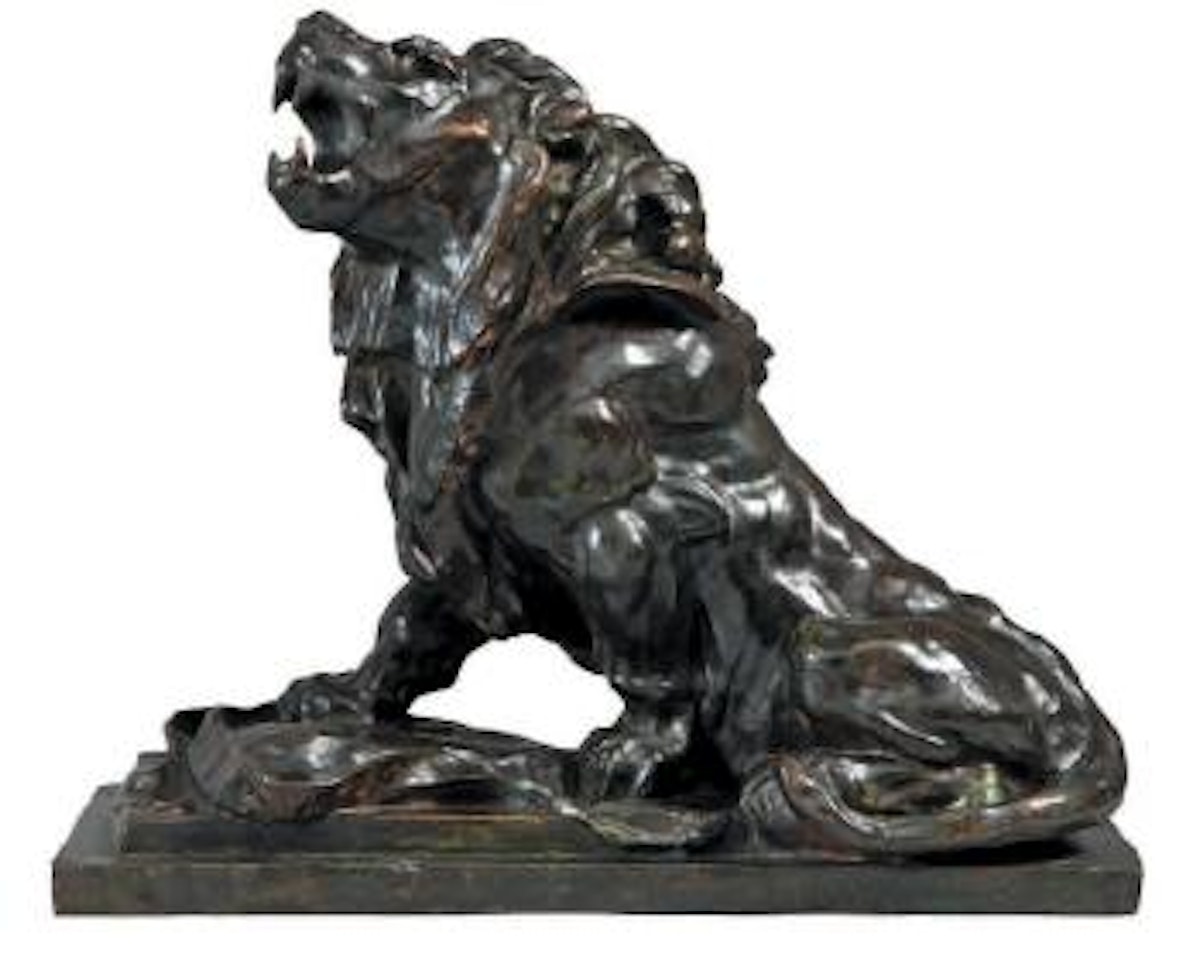 Lion qui pleure, or Garde Bien by Auguste Rodin