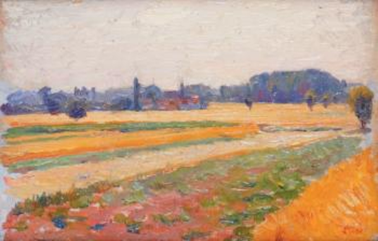 Plaine à Moulinaise by Maximilien Luce