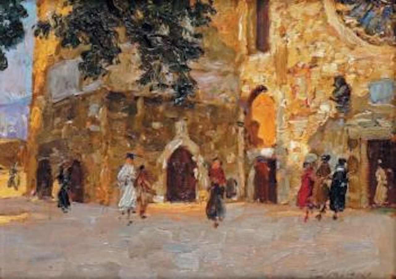L'Église San Giusto à Trieste by Ugo Flumiani