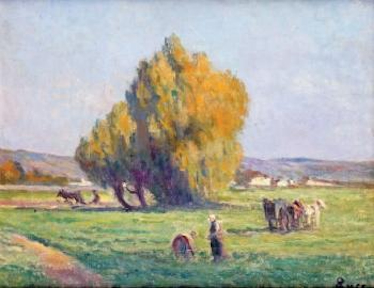 Travaux des champs by Maximilien Luce