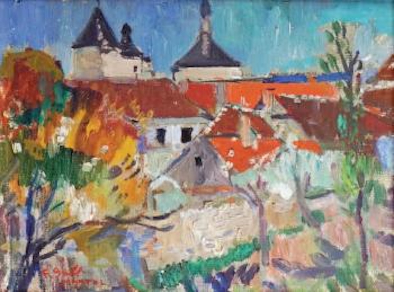 Les toits de Martel-en-Quercy (Lot) by François Gall