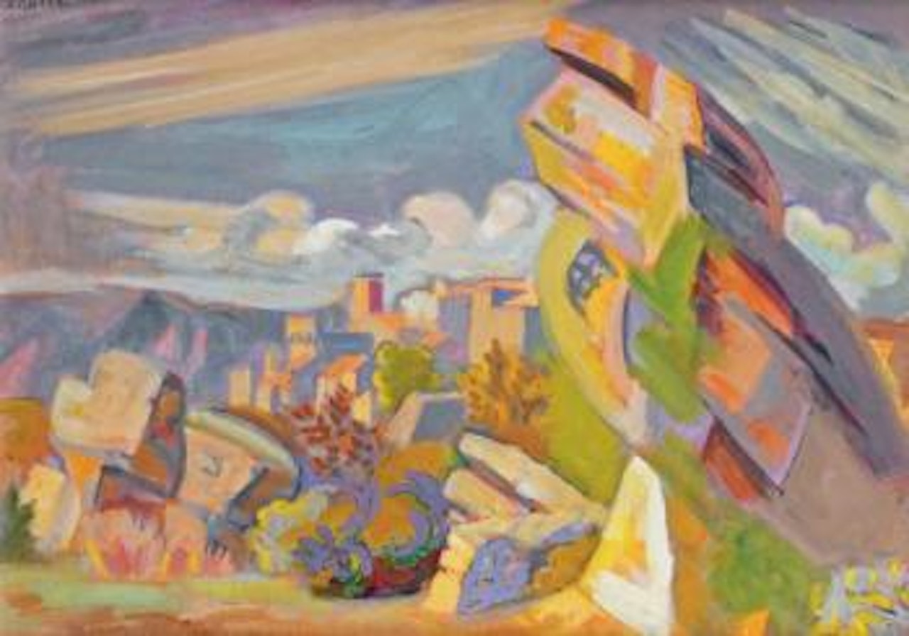 Les Rapières à Gordes by André Lhote