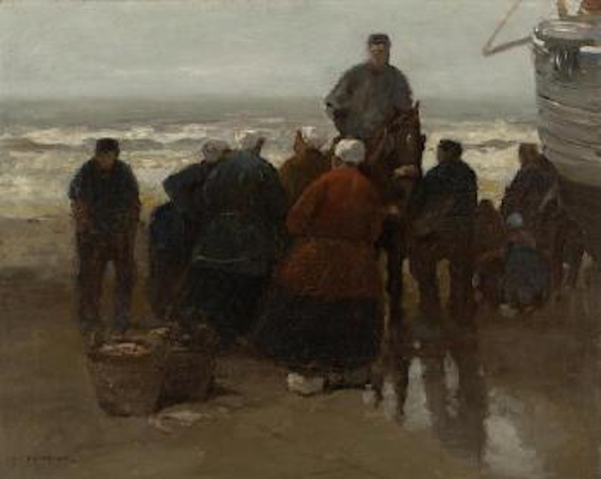 Awaiting the fishing fleet by William Ritschel