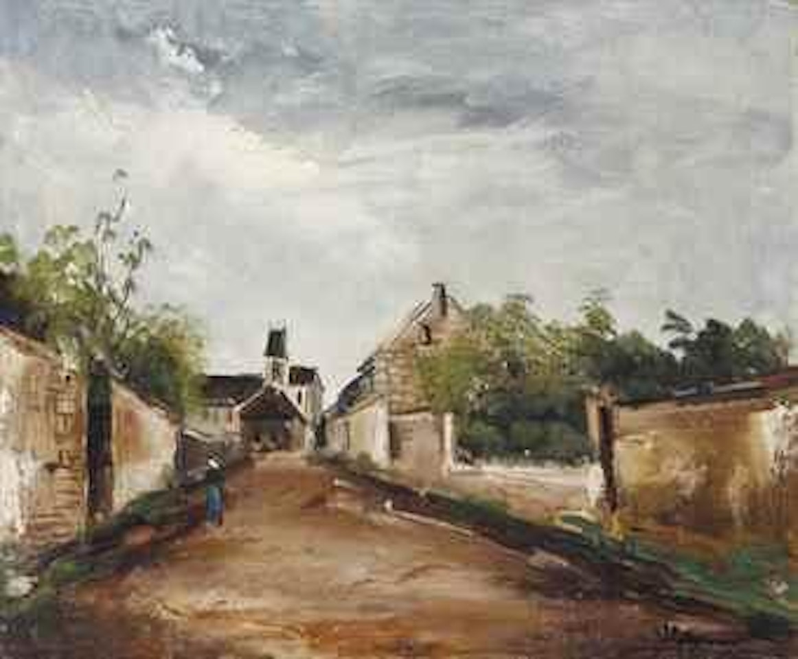 Rue de village by Maurice de Vlaminck