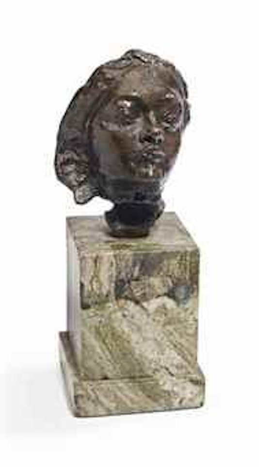 Petite tête au nez retroussé by Auguste Rodin