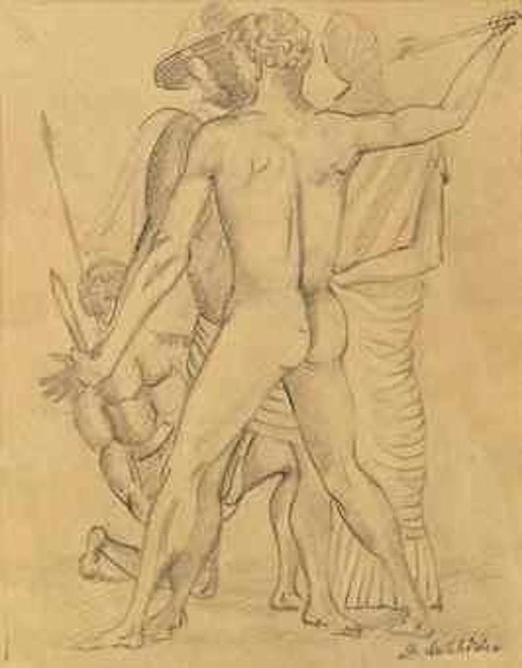 Combattimento di Gladiatori by Giorgio de Chirico