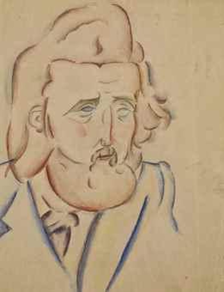Portrait présumé de Maximilien Volonchine by Leonard Tsuguharu Foujita
