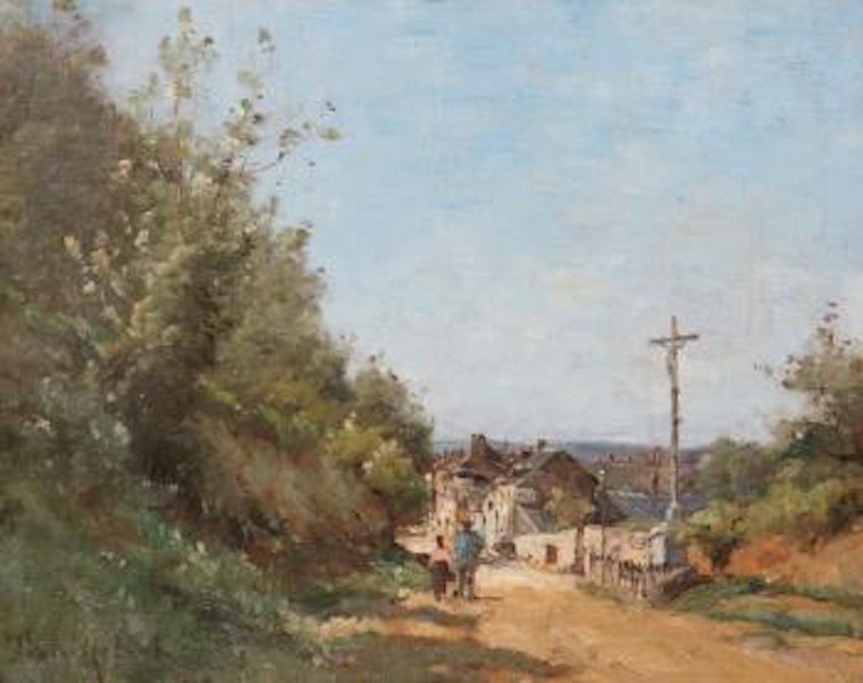 L'entrée de la ville de Redon by Paul Désiré Trouillebert