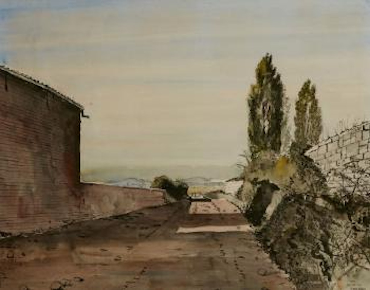 Le chemin de la petite campagne Spy by Paul Delvaux
