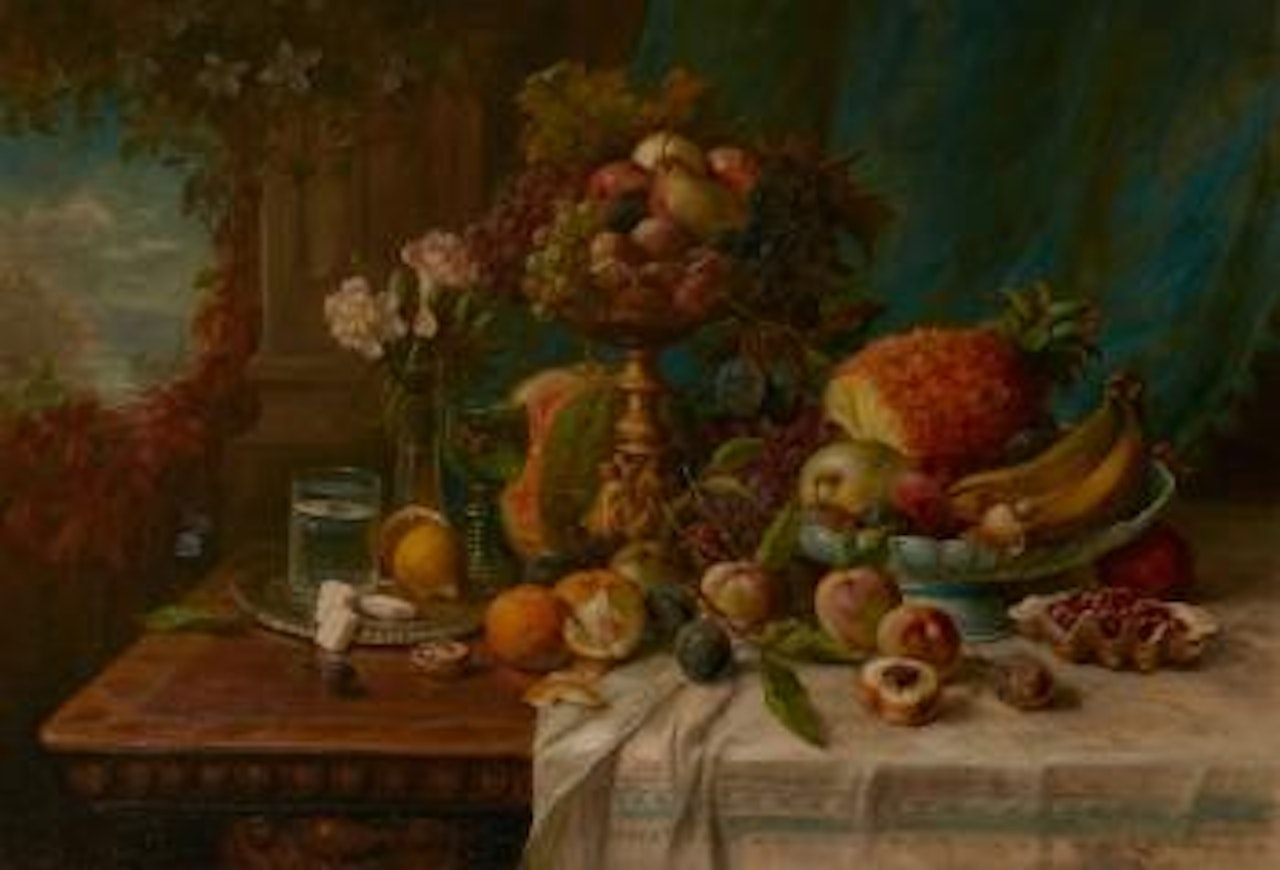 Composition aux fruits et à l'ananas by Hans Zatzka