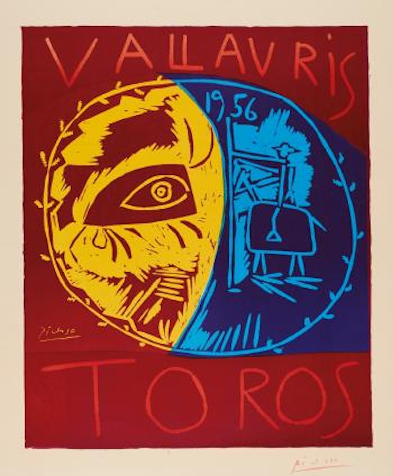 Vallauris 1956 Toros (B. 1270; Ba. 1043; Czw. 18; Pp. L-022) by Pablo Picasso