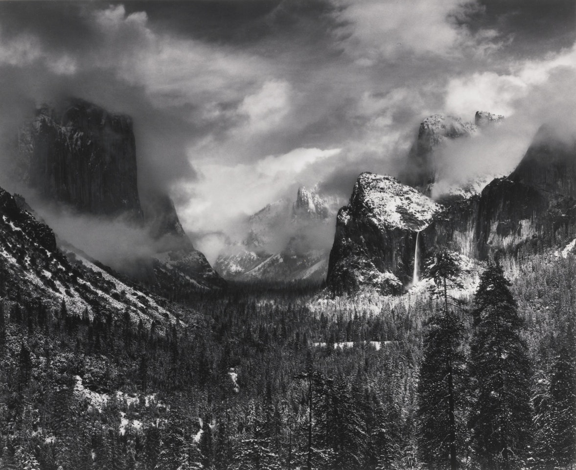 CLEARING WINTER STORM, YOSEMITE NATIONAL PARK' by Ansel Adams