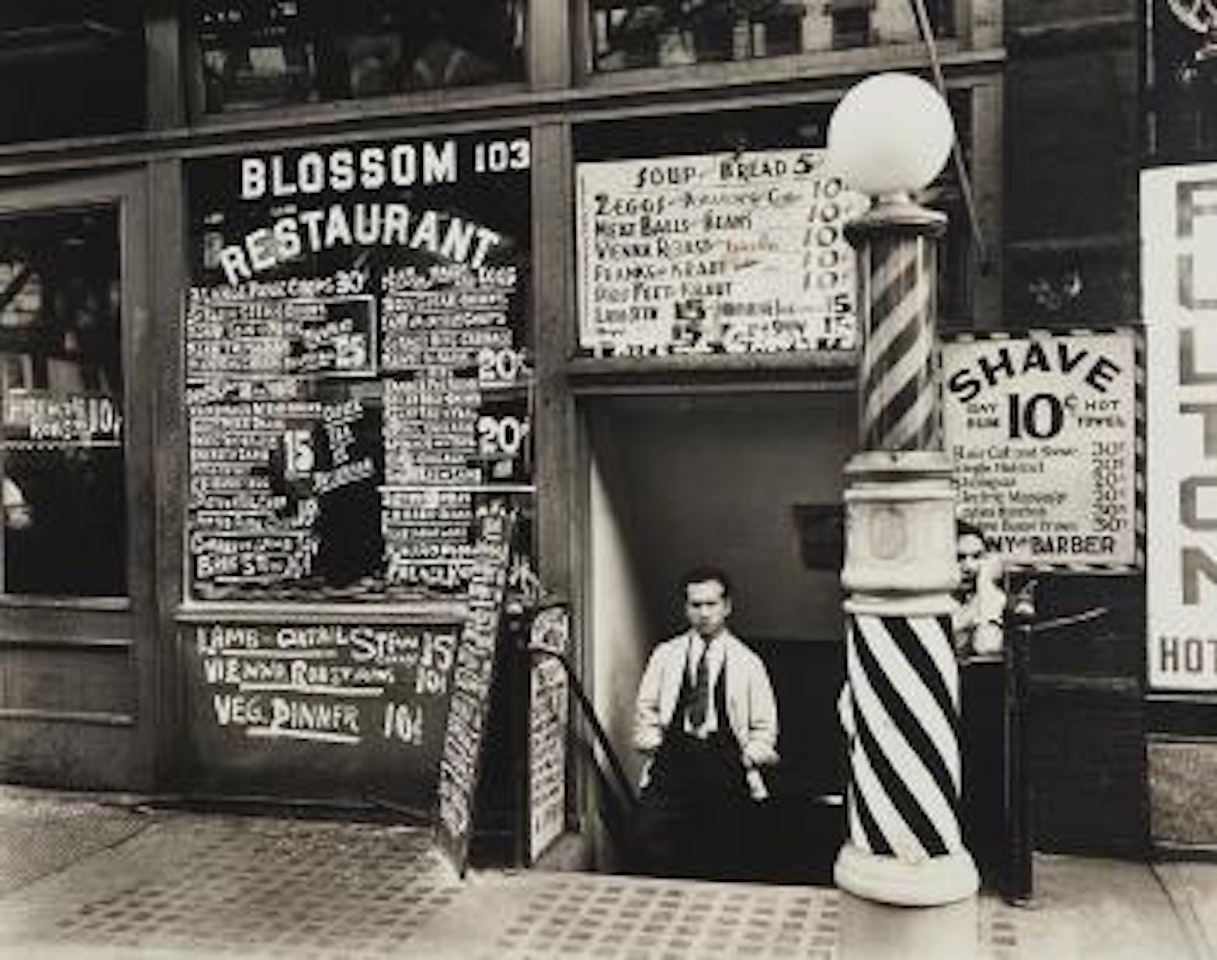 Blossom Restaurant, 103 Bowery, Manhattan by Berenice Abbott