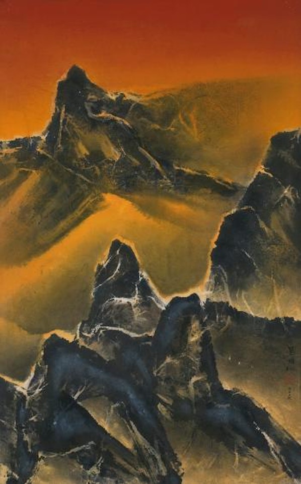 Red Soil Plateau by Liu Kuo-Sung (Liu Guosong)