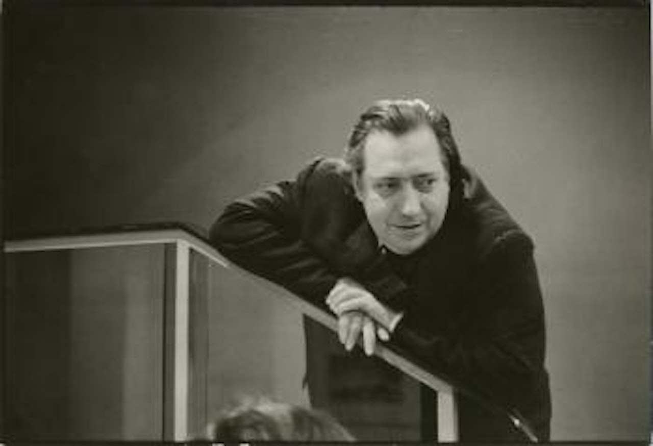 Henri Langlois à la Cinémathèque Française, Paris by Henri Cartier-Bresson