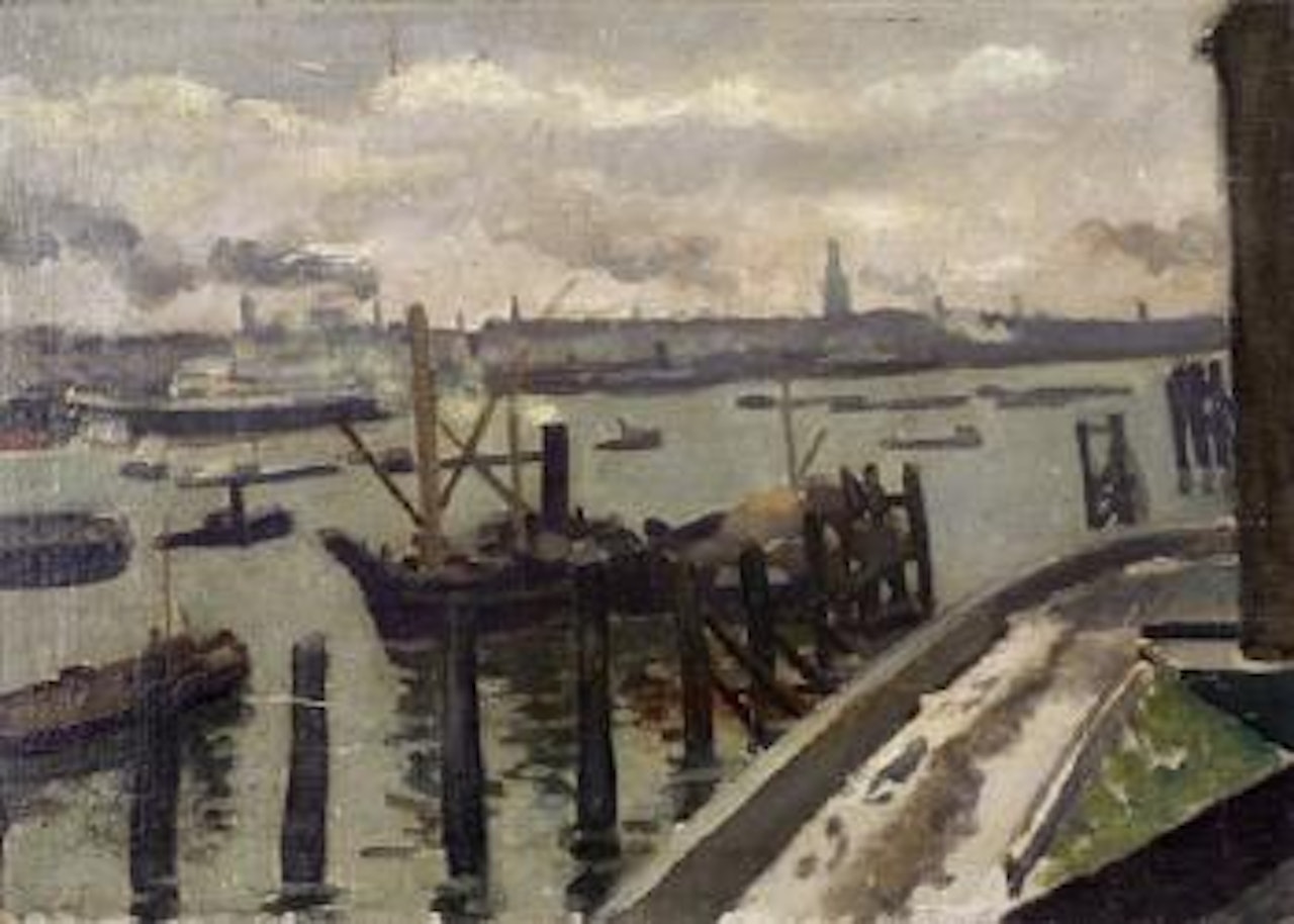 Port scene by Albert Marquet