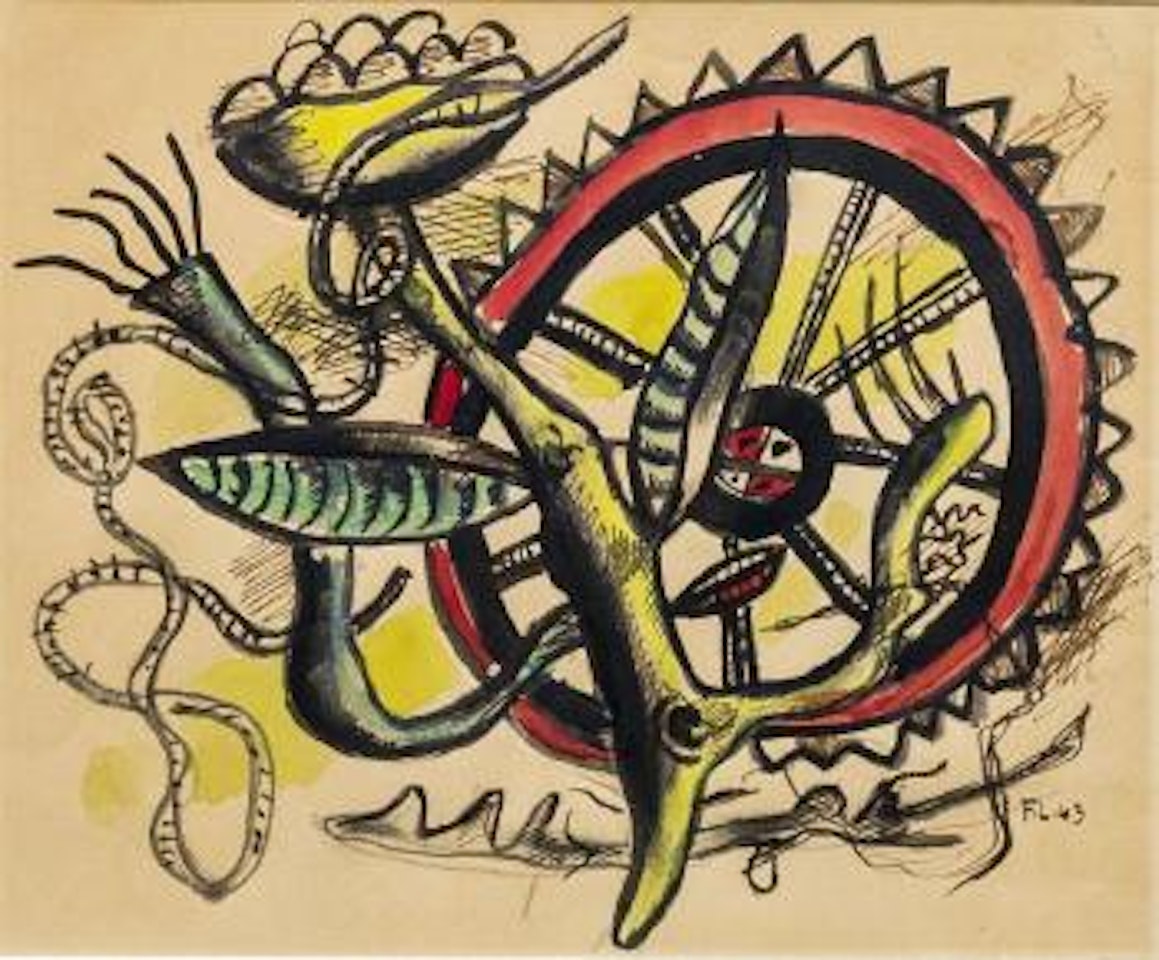 Composition by Fernand Leger