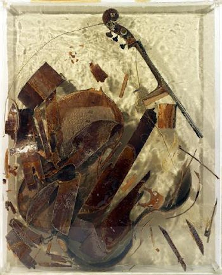 Colère de contrebasse by Arman
