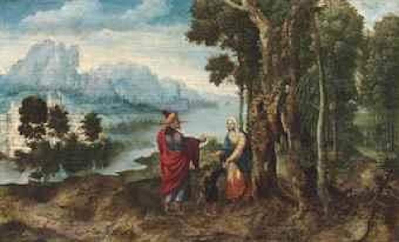 The Banishment of Hagar by Herri met de Bles