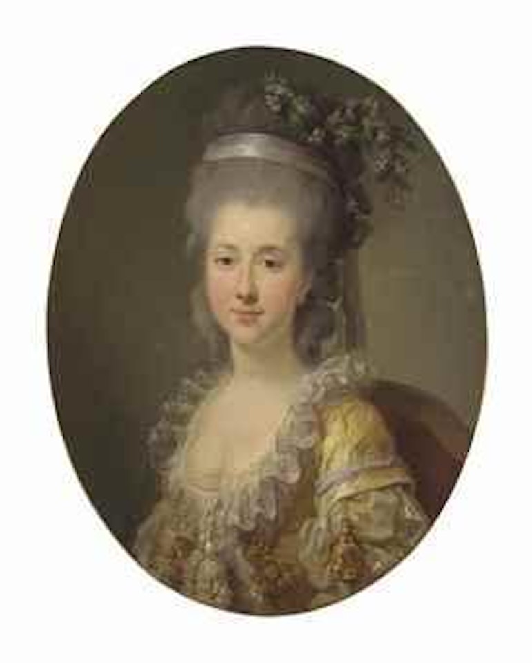 Portrait of Countess Urszula Potocka, née Zamoyska (c. 1750-1808/16), bust-length by Marie Louise Elisabeth Vigee-Lebrun