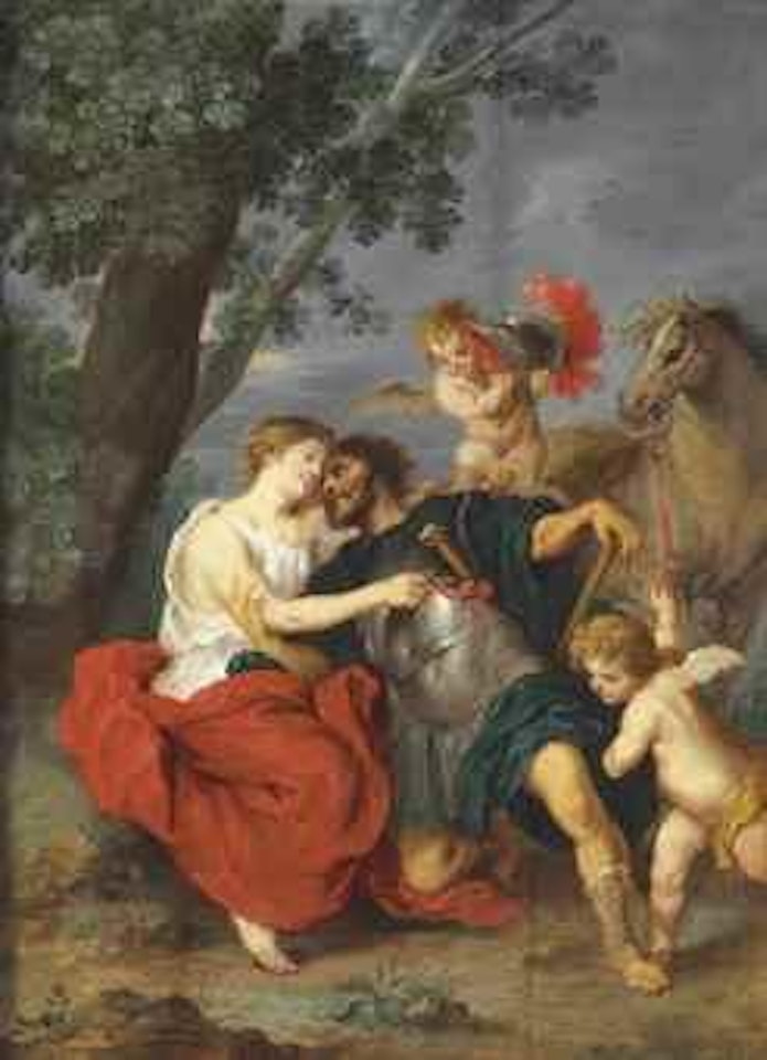 Venus disarming Mars by Peter Paul Rubens