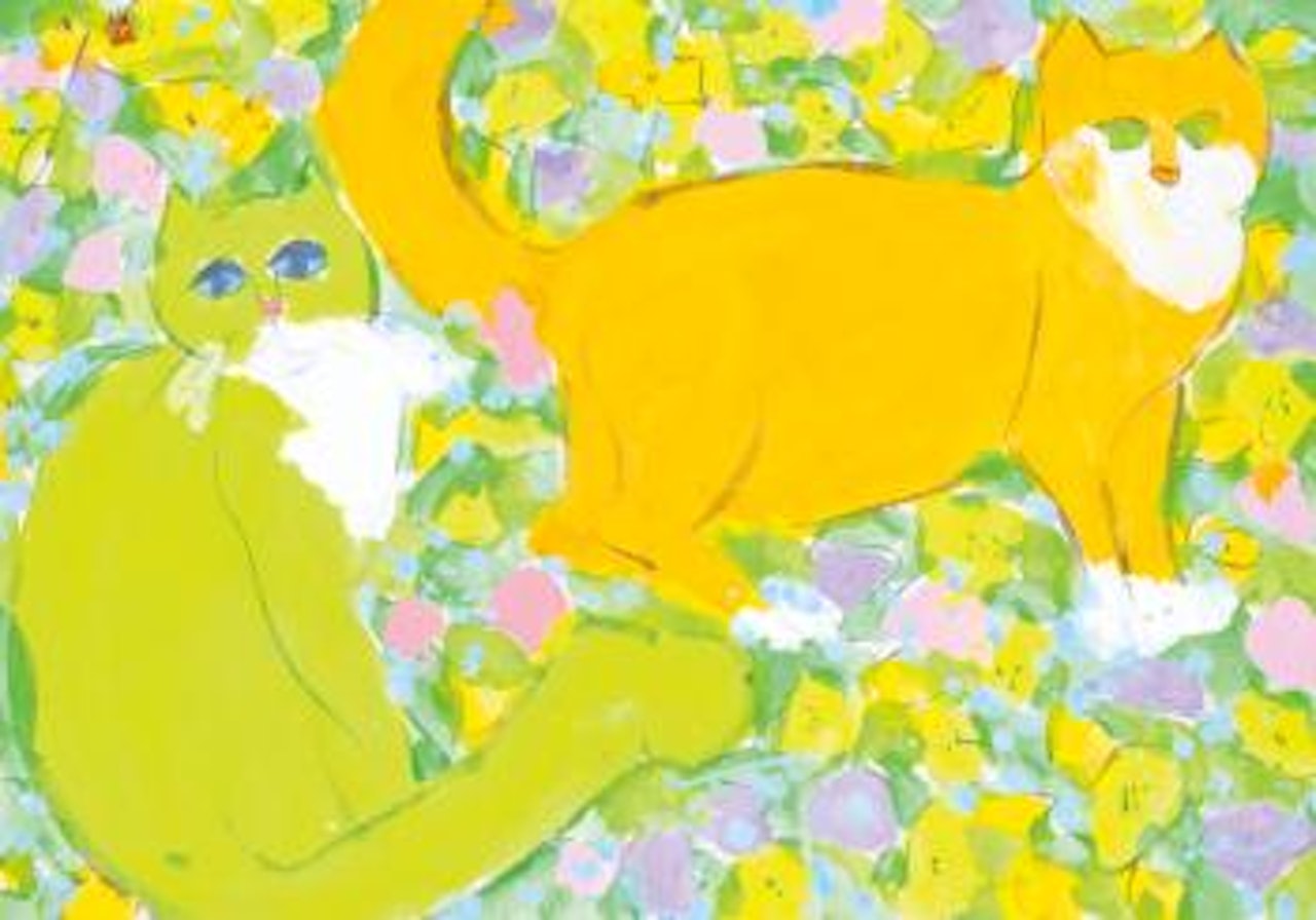 Cats by Walasse Ting