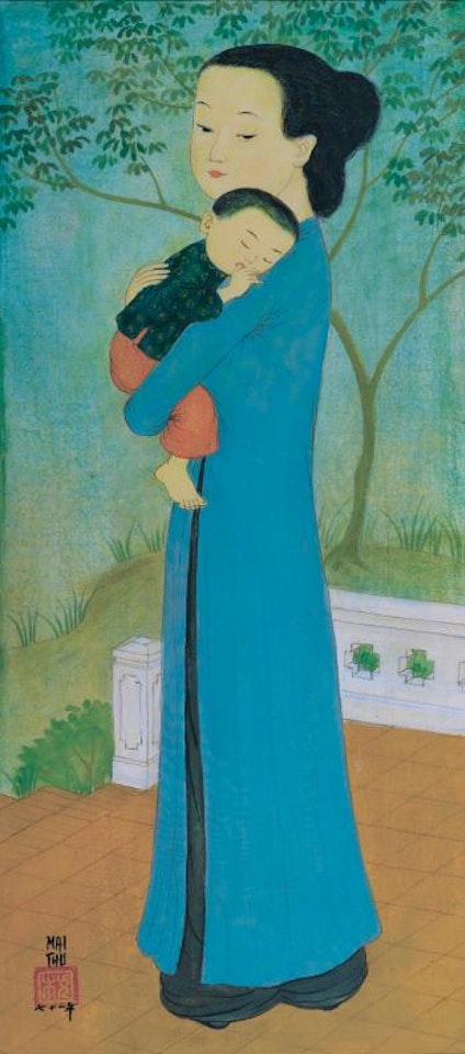 Mother and Child by Mai Trung Thu