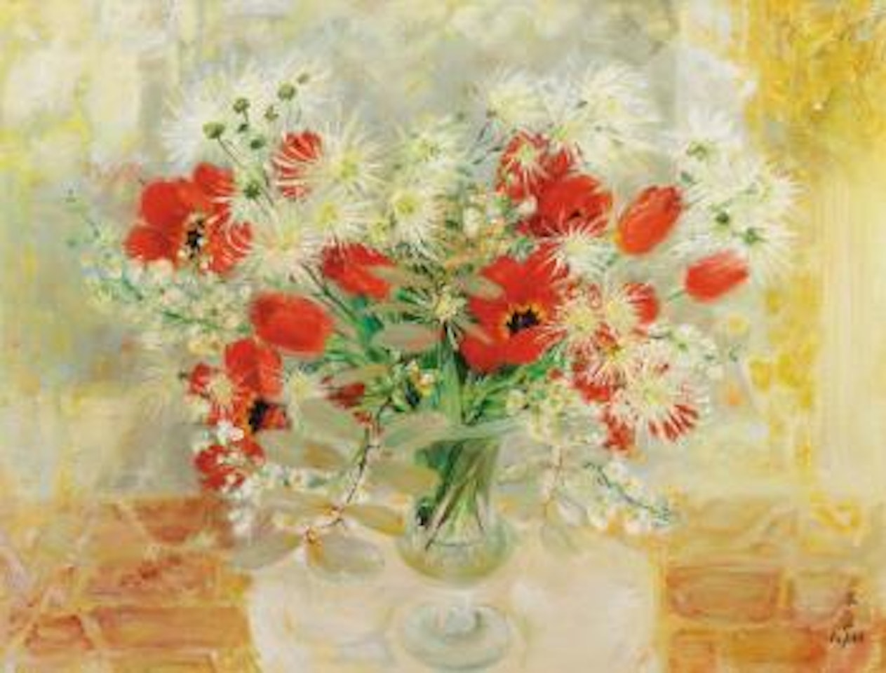 Vase De Fleurs (Vase of Flowers) by Le Pho